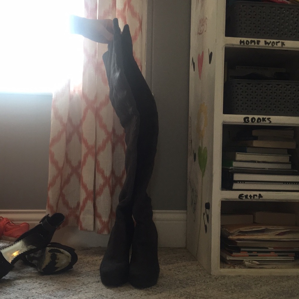 thigh high heels